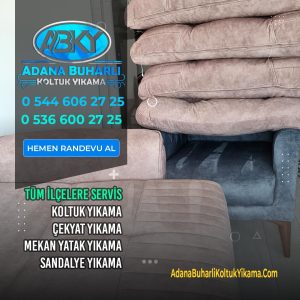 Adana Buharlı Koltuk Yıkama