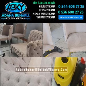 ADANA HUZUREVLERİ MAHALLESİ BUHARLI KOLTUK YIKAMA