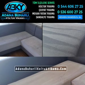 ADANA KOCATEPE MAHALLESİ BUHARLI KOLTUK YIKAMA