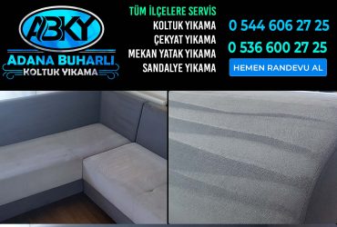 ADANA KOCATEPE MAHALLESİ BUHARLI KOLTUK YIKAMA