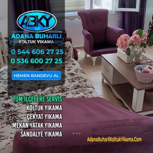 Adana Buharlı Koltuk Yıkama