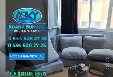 Adana Buharlı Köşe L Koltuk Yıkama